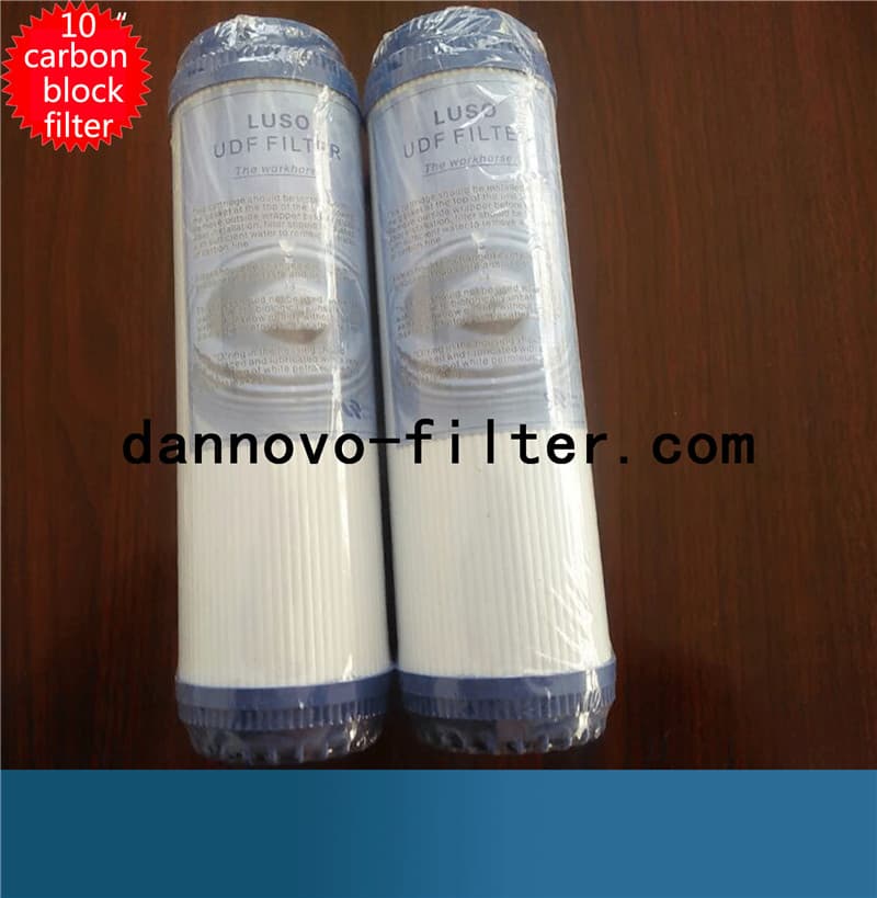 UDF activated carbon block filter cartridge